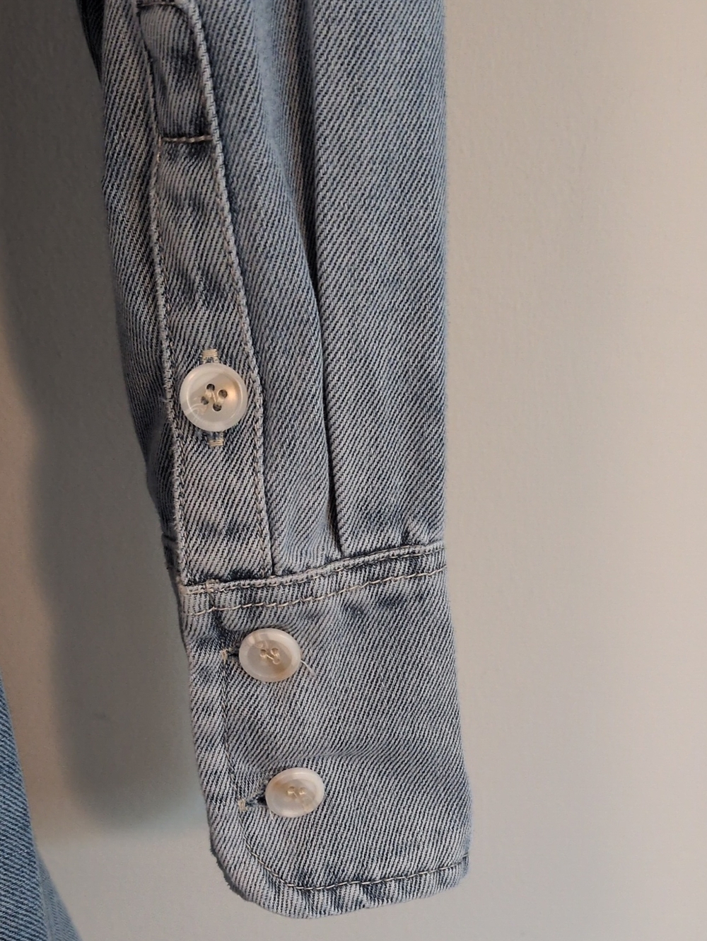 Mon Renn Lain Denim Shirt Dress M - Picture 13 of 16